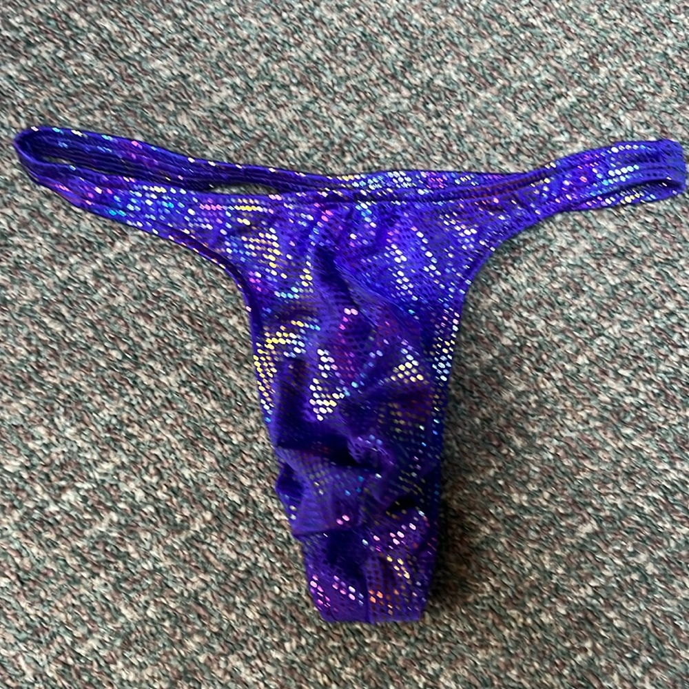 Vintage Ringmon purple thong large